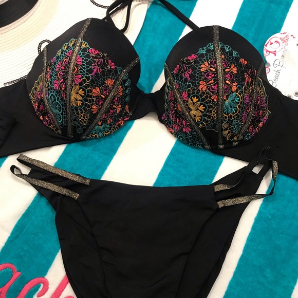 NWT beach bunny bikini “little moon” XL set - Picture 4 of 17